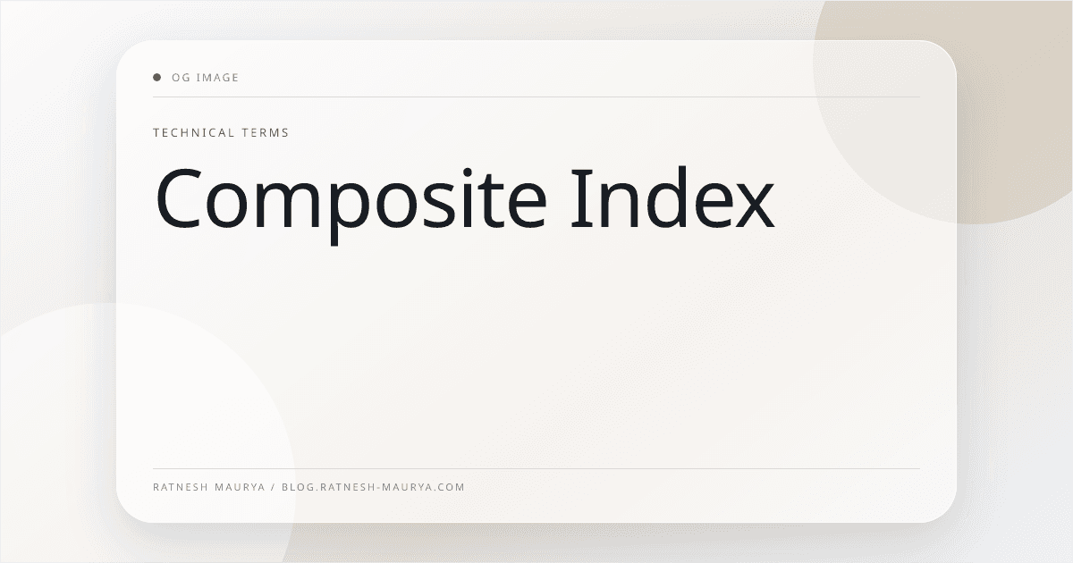 Composite Index