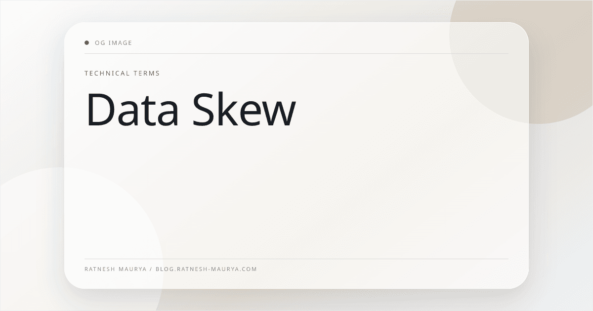 Data Skew