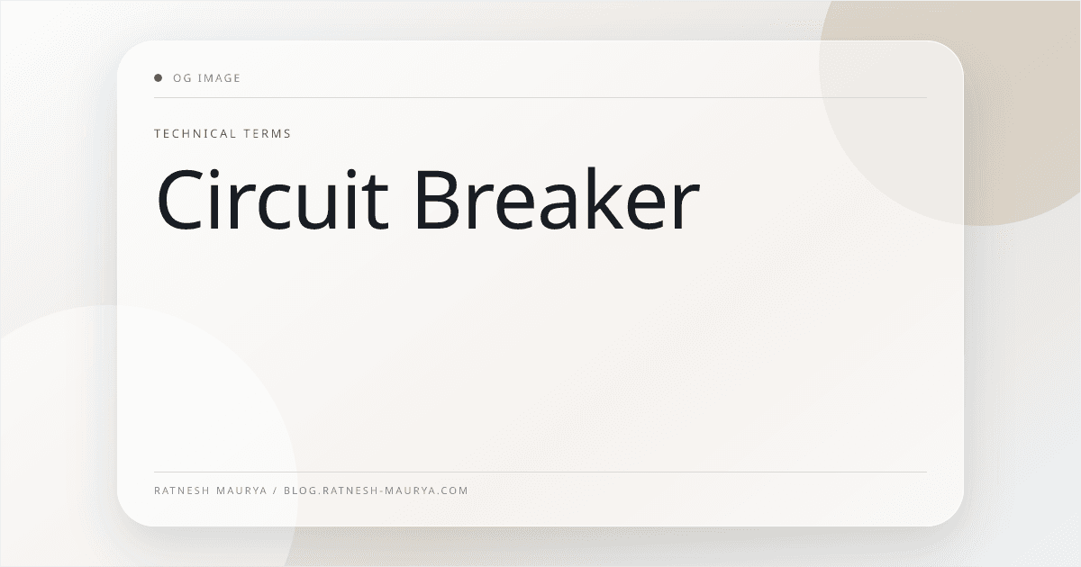 Circuit Breaker