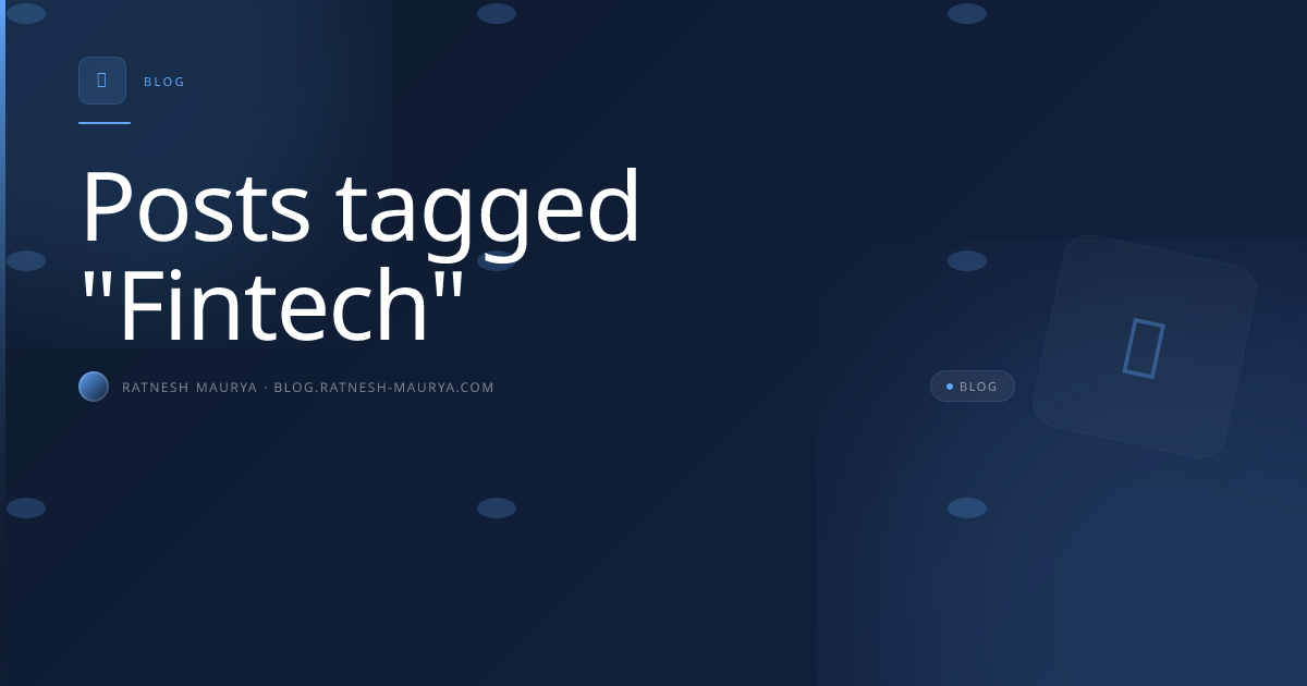 Posts tagged "Fintech"